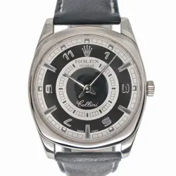 ROLEX 4243/9 CELLINI DANAOS BLACK SILVER K SERIAL #KN178