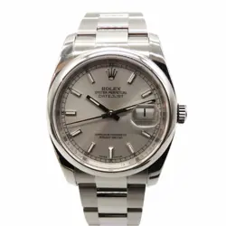 ROLEX 116200 DATEJUST 36 SILVER #KN213