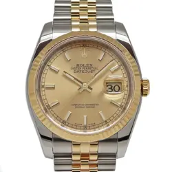 ROLEX 116233 DATEJUST CHAMPAGNE GOLD #KN161