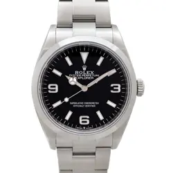 ROLEX 124270 EXPLORER 1 BLACK RANDOM SERIAL MEN'S #KN176