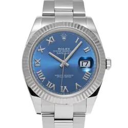 ROLEX DATEJUST 41 126334 AZZURRO BLUE WATCH 681385