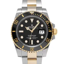 ROLEX SUBMARINER DATE 116613LN BLACK WATCH 682211