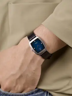 1976 Rolex Cellini All Original Rare Blue Vignette Dial 4087-9