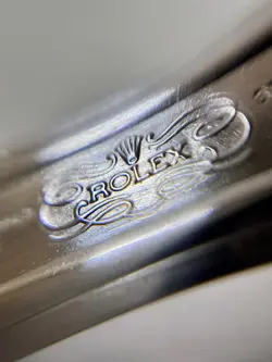 Rolex 1980 Datejust 16030 Black Dial Gold Markers Engine Turn Bezel Jubilee Box