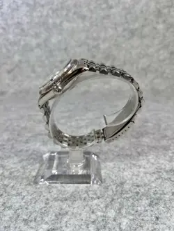 Rolex 1980 Datejust 16030 Black Dial Gold Markers Engine Turn Bezel Jubilee Box