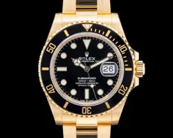 ROLEX 126618LN 126618 SUBMARINER 18K YELLOW GOLD BLACK DIAL 2024