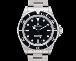 ROLEX SUBMARINER NO DATE SS BLACK DIAL 14060 FULL SET