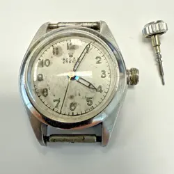 ROLEX OYSTER MODEL 4271 VINTAGE 24MM STAINLESS STEEL FOR REPAIR/RESTORATION