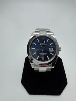 NEW UNWORN ROLEX DATEJUST 41MM, BLUE, OYSTER, 126300, DATED 2025