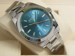 ROLEX MILGAUSS Z BLUE 116400GV '21 PURCHASED UNUSED MENS116400GV