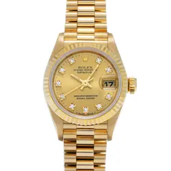 ROLEX DATEJUST 69178G CHAMPAGNE/DIAMOND WATCH 676810