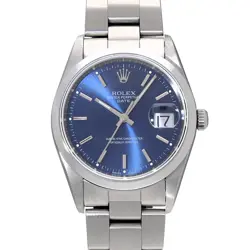 ROLEX OYSTER PERPETUAL DATE 15200 BLUE WATCH 677662