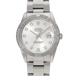 ROLEX DATEJUST THUNDERBIRD 16264G SILVER/DIAMOND WATCH 678599