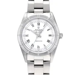 ROLEX AIR-KING 14010 WHITE WATCH 677586
