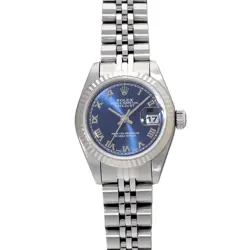 ROLEX DATEJUST 69174 BLUE WATCH 681875