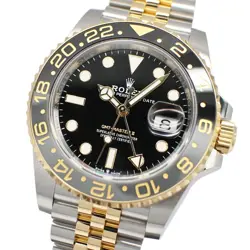 ROLEX GMT Master II 126713GRNR Black Dial 40mm SS/YG Automatic Men's Watch