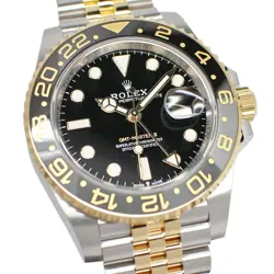 ROLEX GMT Master II 126713GRNR Black Dial 40mm SS/YG Automatic Men's Watch