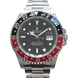 ROLEX GMT MASTER 2 16710 BLACK DIAL 40MM STAINLESS STEEL AUTOMATIC MEN'S WATCH