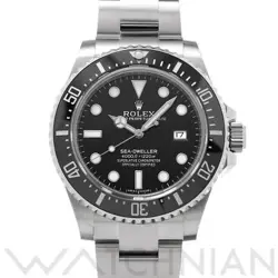 USED ROLEX SEA-DWELLER 4000 116600 BLACK CASE: 40×40MM MEN'S WATCH #105015