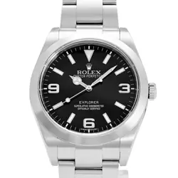 ROLEX 214270 BLACK MEN'S USED WATCH #712721