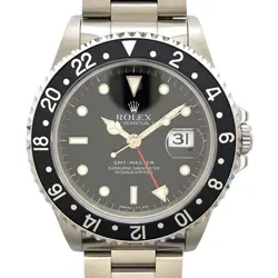 ROLEX GMT-MASTER 16700 BLACK CASE SIZE 40MM MEN'S USED WATCH #711921