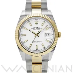 USED ROLEX DATEJUST 41 126333 WHITE CASE: 41×41MM MEN'S WATCH #1012015