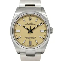 ROLEX OYSTER PERPETUAL 36 126000 BEIGE MEN'S USED WATCH #73821