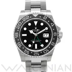 USED ROLEX GMT MASTER II 116710LN BLACK CASE: 40×40MM MEN'S WATCH #1017015