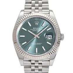 ROLEX 126334 GREEN MEN'S USED WATCH #742521