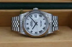 ROLEX 16234 WHITE ROMAN DATEJUST 36MM 2000