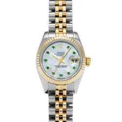 ROLEX DATEJUST 179173NGE WHITE CASE SIZE 26×26MM LADIES USED WATCH #71021
