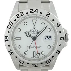 ROLEX EXPLORER 2 16570 WHITE CASE SIZE 40MM MEN'S USED WATCH #735621