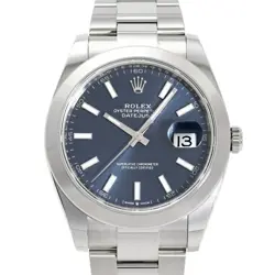ROLEX 126300 BLUE MEN'S USED WATCH #721721