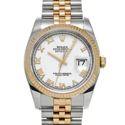 ROLEX DATEJUST 36 116233 WHITE WATCH 681747