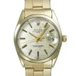 ROLEX OYSTER PERPETUAL 1550 GOLD CASE SIZE 34MM X 34MM MEN'S USED WATCH #71221