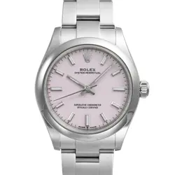 ROLEX OYSTER PERPETUAL 277200 PINK LADIES USED WATCH #711421
