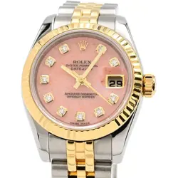 ROLEX DATEJUST M SERIES (AROUND 2007-2008) 179173OPG LADIES USED WATCH #71121