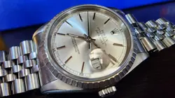 Rolex Datejust 36 Watch 16220 Silver Dial Automatic Steel Luxury Vintage