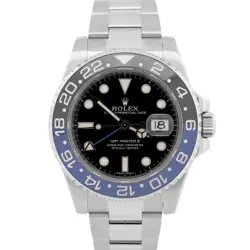 2019 PAPERS ROLEX GMT-MASTER II BATMAN CERAMIC BLUE STEEL 40MM 116710 BLNR BOX