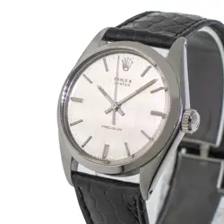 ROLEX VINTAGE OYSTER PRECISION STAINLESS STEEL IVORY INDEX DIAL 6426