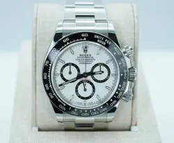 ROLEX 126500LN DAYTONA STEEL WHITE DIAL NEW MODEL 2024 WARRANTY FULL SET