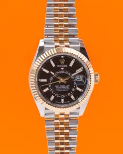ROLEX SKYDWELLER 42MM 336933 YELLOW GOLD FLUTED JUBILEE BLACK DIAL 2024