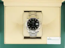 2018 ROLEX DATEJUST 126334 BLACK DIAMOND DIAL SS OYSTER NO PAPERS 41MM