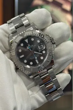 ROLEX YACHT-MASTER 40MM 126622 RHODIUM DIAL PLATINUM WATCH ONLY