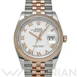 USED ROLEX DATEJUST 36 126231 WHITE CASE: 36×36MM MEN'S WATCH #108015