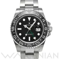USED ROLEX GMT MASTER II 116710LN BLACK CASE: 40×40MM MEN'S WATCH #1016015