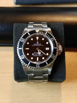 2007 Z SERIAL ROLEX SEA-DWELLER 16600 SILVER OYSTER BRACELET 40MM