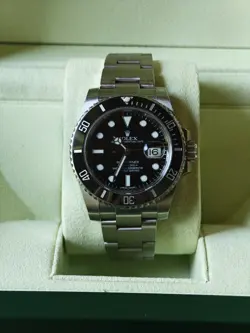 ROLEX SUBMARINER 116610LN SILVER OYSTER BRACELET 40MM BOX SERIAL TAG