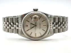 ROLEX MENS 36MM 1603 DATEJUST MEN'S STAINLESS STEEL WATCH SILVER DIAL #WI358