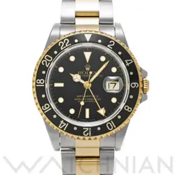 USED ROLEX GMT MASTER II 16713 BLACK CASE: 40×40MM MEN'S WATCH #102015